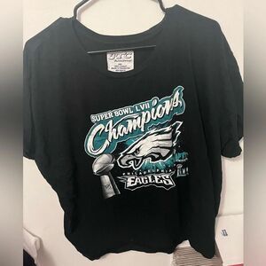 💙2 for $40💙 Unisex Super Bowl Eagles Oversized Top